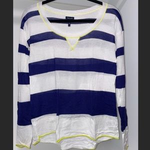 Knit oversized long-sleeve top /sweater top